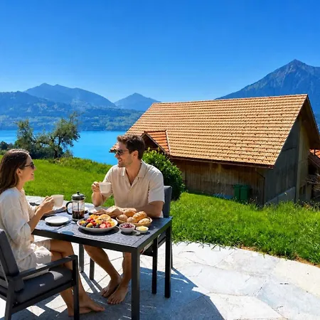 בקתה Thun Alps Scenic Views And Concierge By Swisshut זיגריזוויל